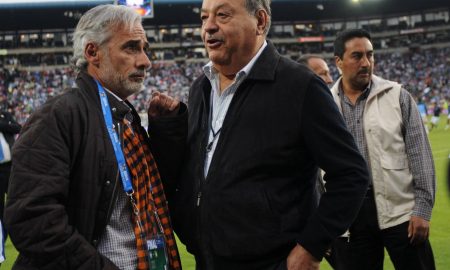 Jesus Martinez y Carlos Slim