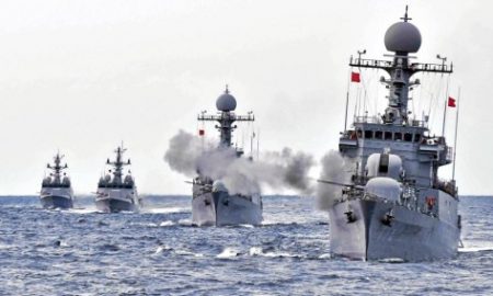maniobras navales corea del sur