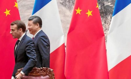 Macron y Xi Jinping