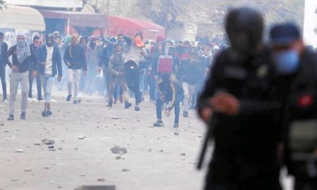 protestas en tunez