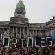 manifestacion pro aborto argentina