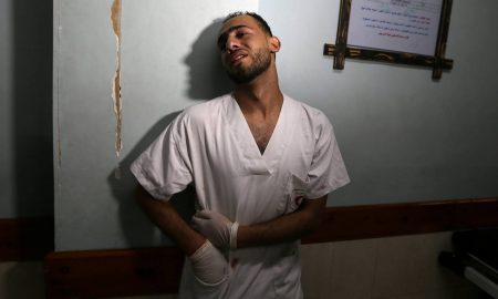 enfermero en gaza
