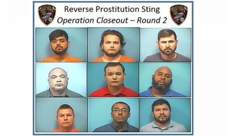 9 hombres arrestados por prostitucion