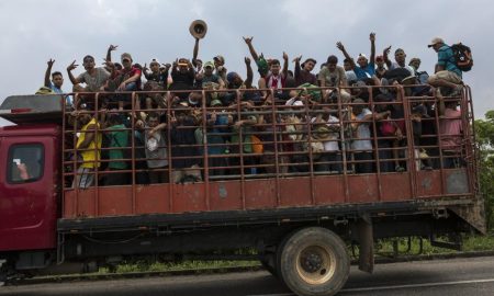 1 migrantes centroamericanos en Oaxaca Mexico