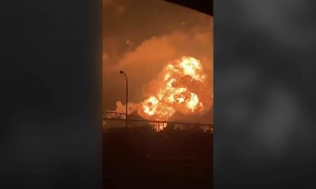 incendio de refineria en Filadelfia
