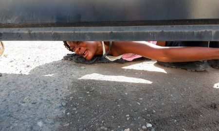 mujer haitiana pide ayuda mexico