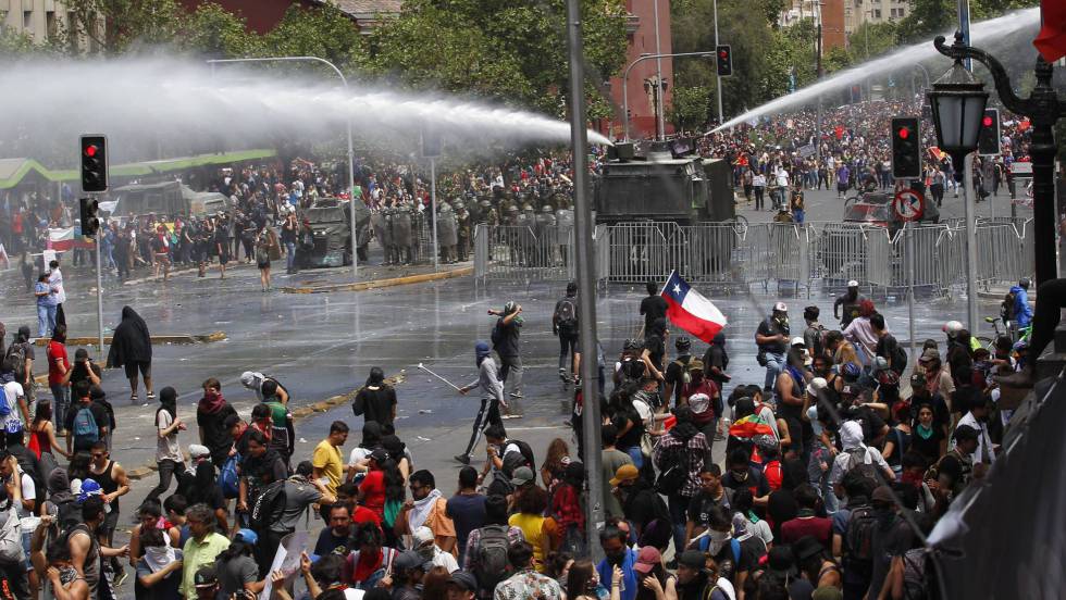 manifestacion en chile