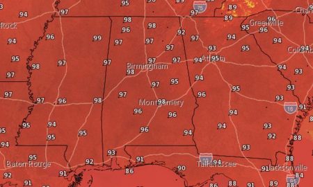 temperaturas en Alabama