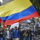protesta en calles de Bogota