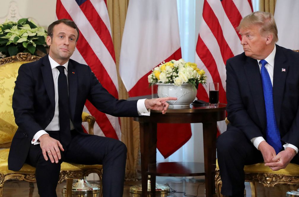 Macron y Donald Trump