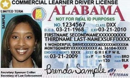 licencia de conducir Alabama
