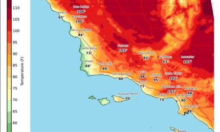 ola de calor en california