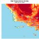 ola de calor en california