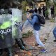 disturbios en Bogota