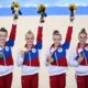 Biles se retira de la final, Rusia gana su primer oro por equipos