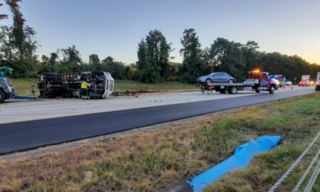 2 heridos en accidente con camión en la I-459