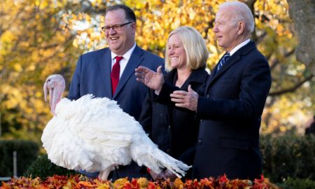 Biden perdona a dos pavos antes de Acción de Gracias fiel a la tradición