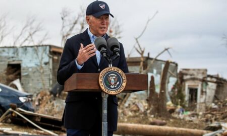 Biden visita Kentucky tras tornados y promete su ayuda para reconstrucción