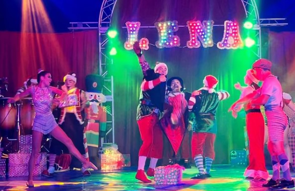 Una tarde de circo, el regalo navideño de 126 menores llegados solos a EEUU