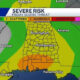 Posibles rondas de clima severo en el centro de Alabama el viernes