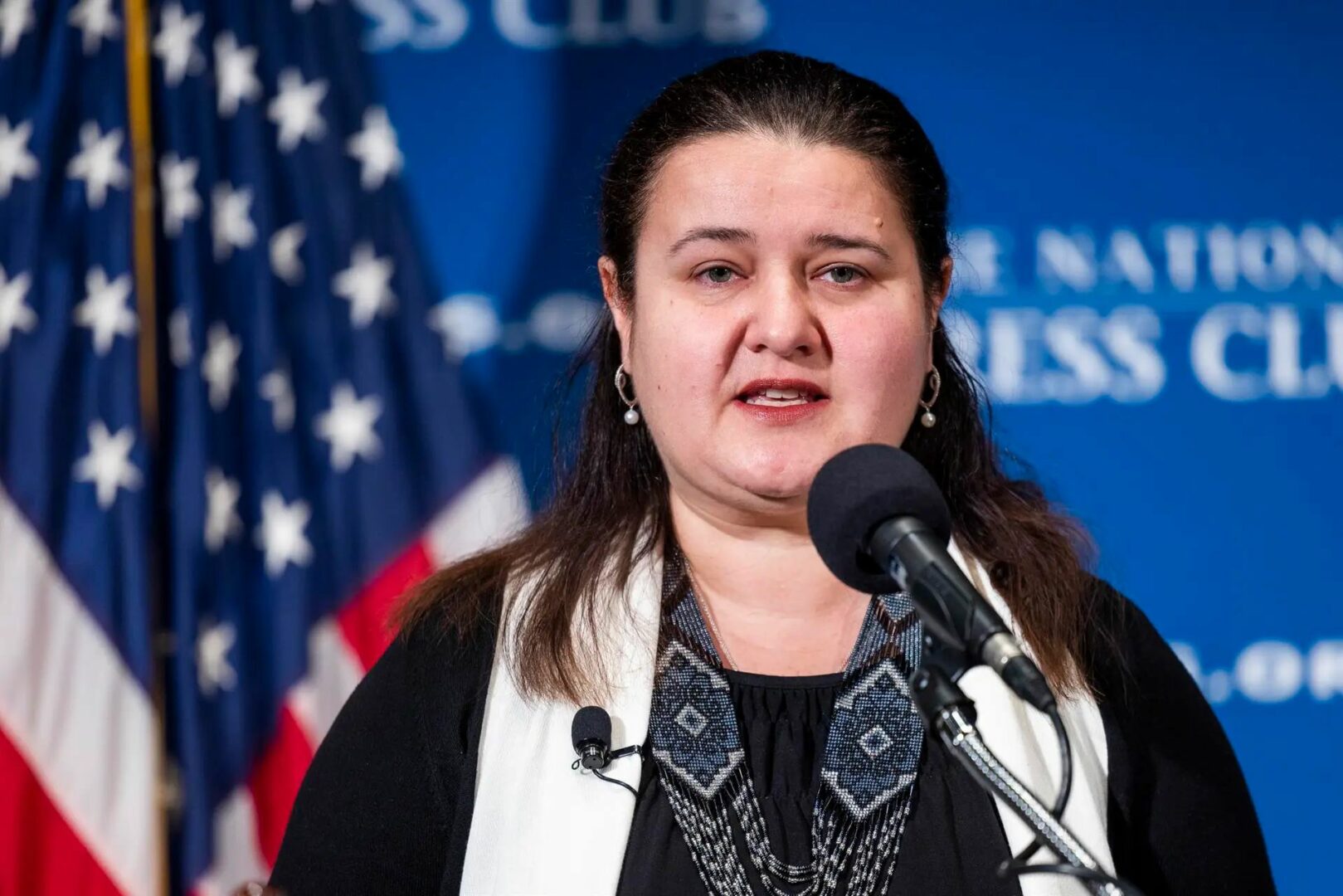 La embajadora ucraniana en EEUU pide "más armas" para afrontar el "genocidio"
