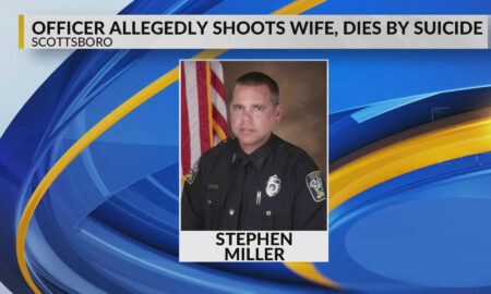 Oficial de policía de Scottsboro disparó a su esposa y se suicidó
