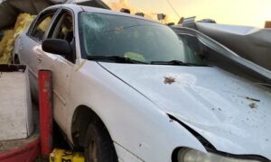 Hombre sobrevive al tornado de Selma en su auto