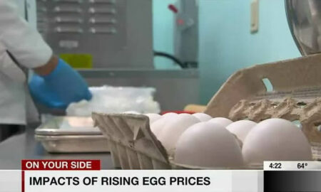 El aumento de los precios del huevo ahora afecta a las panaderías locales