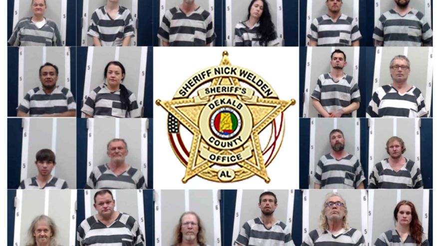 22 arrestados por cargos de drogas en el norte de Alabama