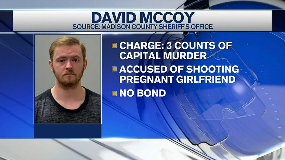 Ex oficial de policía de Huntsville acusado de cargos de asesinato capital por la muerte de su novia embarazada