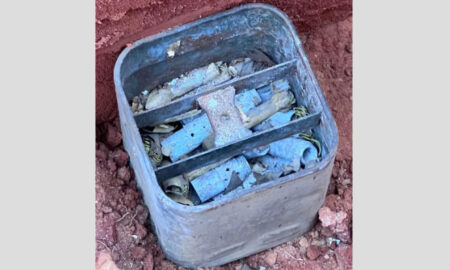 Explosivos encontrados en granero de Alabama