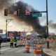 Colapsa un tramo elevado de la I-95 en Filadelfia por un vehículo en llamas