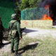 El Ejército mexicano incinera en Cancún más de 200 kilos de narcóticos