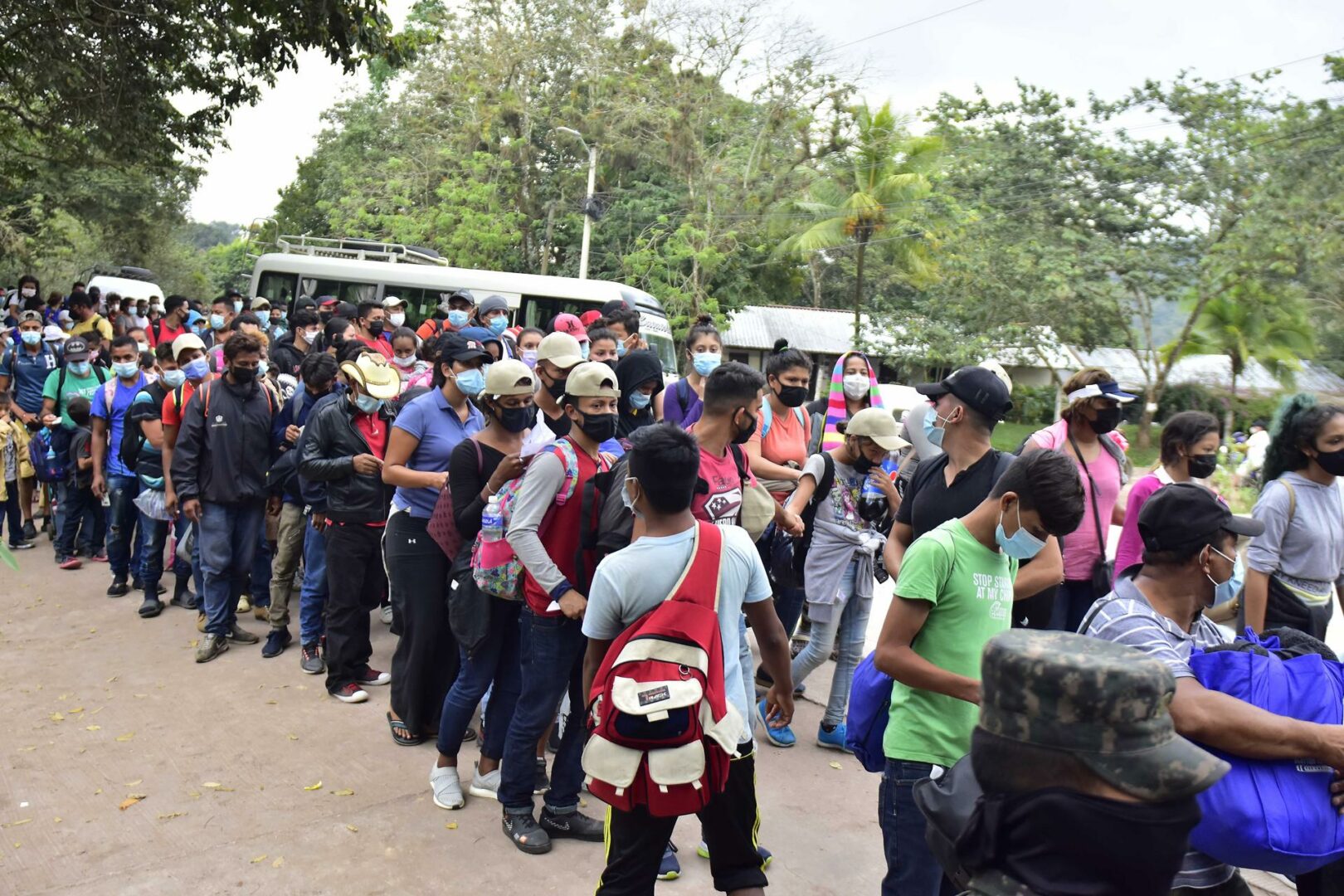 Más de 248.000 migrantes de África, Asia y América han pasado por Honduras desde enero