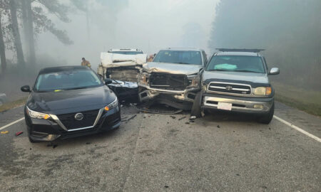 Accidente de 12 vehículos cierra Alabama 56 en el condado de Washington