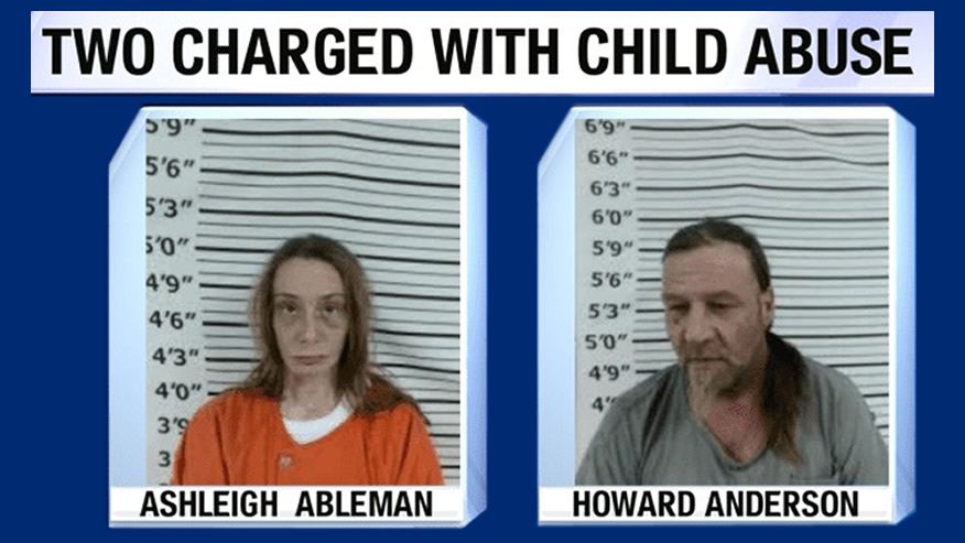 Pareja de Alabama arrestada después de presuntamente torturar a niños con un soplete
