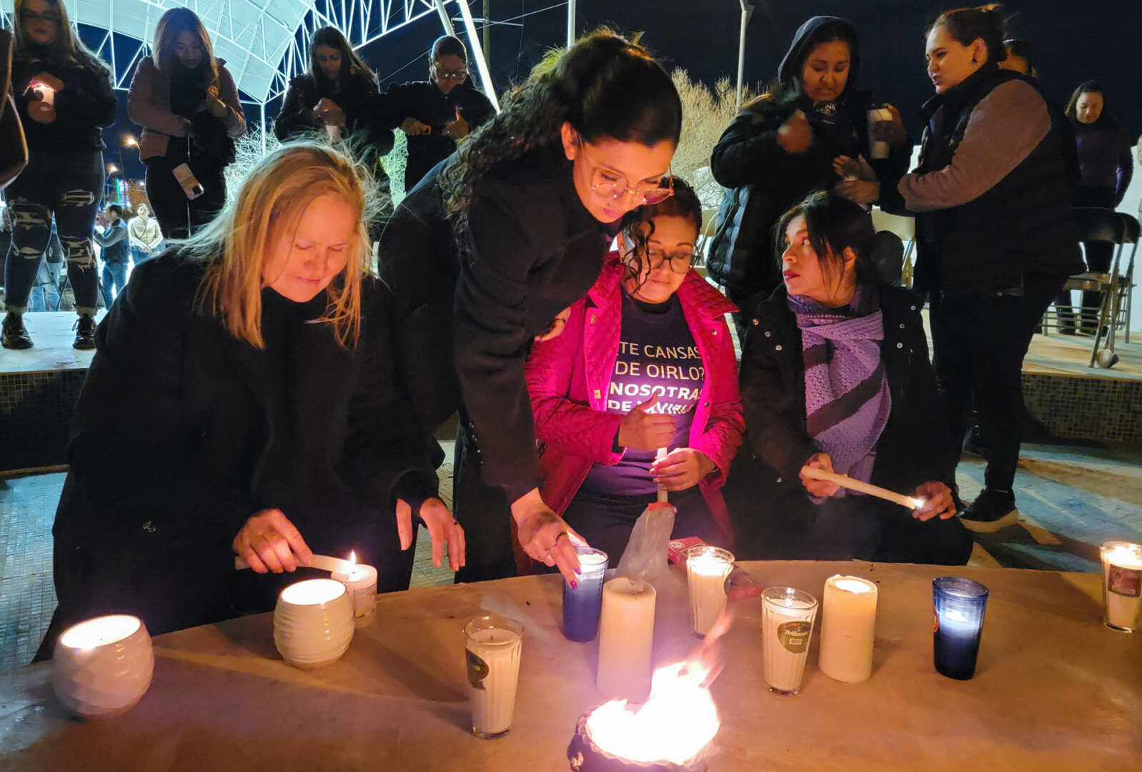 Honran a las mujeres asesinadas en Ciudad Juárez, epicentro de los feminicidios en México