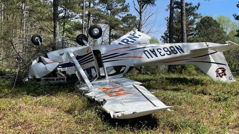Una avioneta se estrelló en Opelika el domingo por la tarde